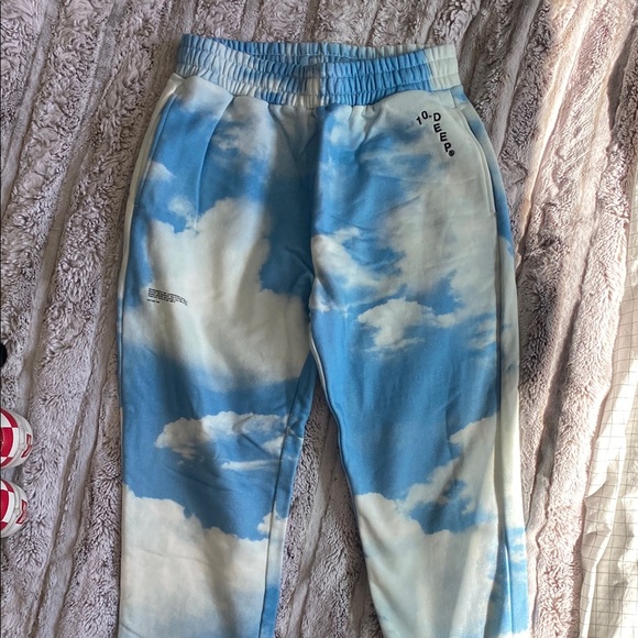 10.Deep Other - 10.Deep Mens Cloud Print Joggers - Blue